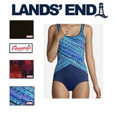 Lands End Woman's One Piece Swim Suit F32