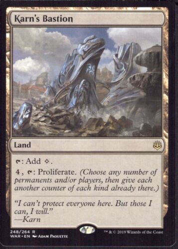 Karn's Bastion - War of the Spark - Rare - MTG Magic Pack fresh