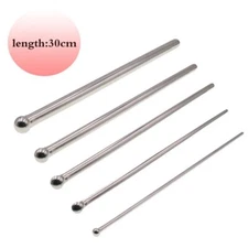 Stainless Steel Urethral Penis Plug Sound Dilator Metal Penis Stretcher Enhancer