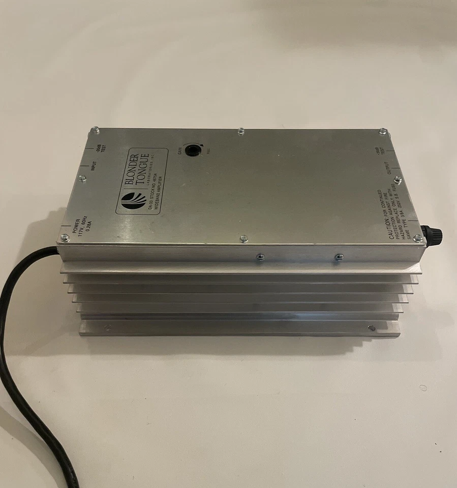 Blonder Tongue Laboratories DA-33 Stock No. 4675A WideBand Amplifier - Image 4 of 4