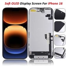 6.1” Soft OLED For iPhone 16 LCD Display Replacement Touch Screen Assembly USA