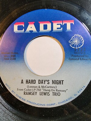 Ramsey Lewis Trio-A Hard Day's Night/All my love belongs to you -Cadet VG F313