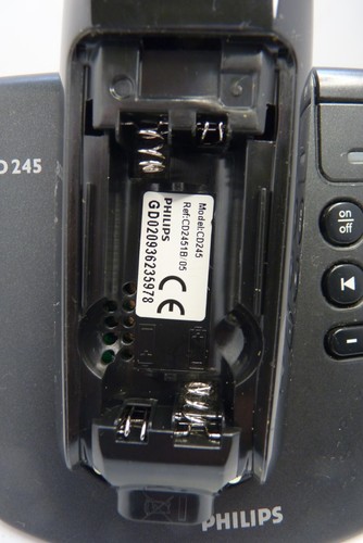 PHILIPS CD245 CORDLESS DECT PHONE ANSWER MACHINE - Zdjęcie 13 z 14