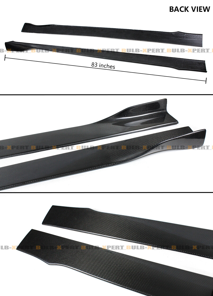 For 21-24 Lexus IS300 IS350 CTM Design Carbon Fiber Winglet Side Skirt Extension