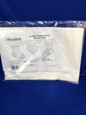 Herrschners Warm Winter Dresser Scarf Stamped Cross Stich Set 11-0067 Christmas
