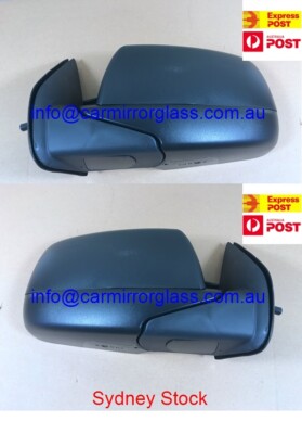 DOOR MIRROR FOR MAZDA BT-50 2006-2011 UN  (1 pair, BLACK, MANUAL ADJUST)
