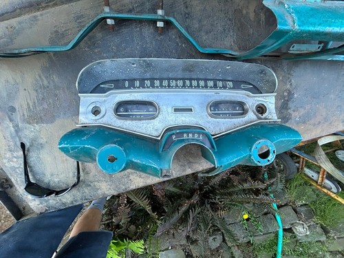 1958 Chevrolet Impala Dashboard Dash Instrument Cluster Hot Rat Rod Custom Hamb - Picture 2 of 17