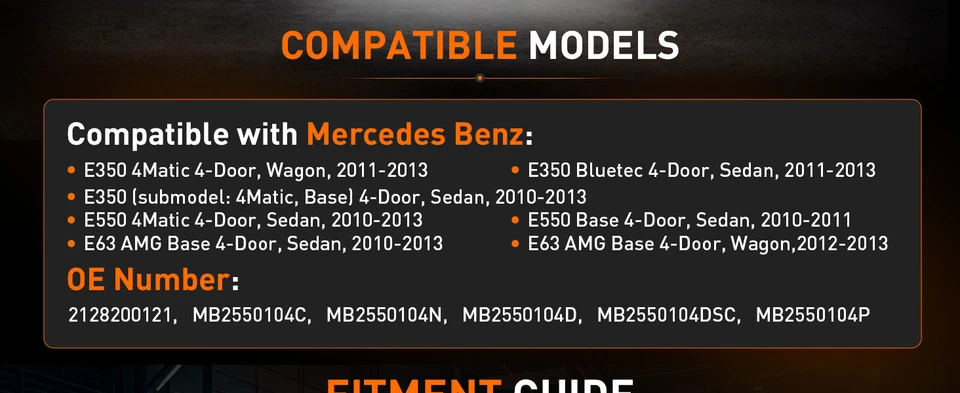 Luz de señalización lateral de parachoques LED izquierda y derecha para Mercedes Benz E350 E550 2010-2013 Foto 3 de 4