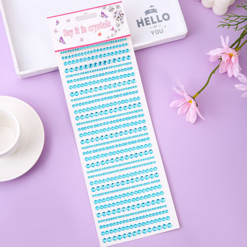 Face Rhinestone Sticker Crystal Tattoo Body Brow Makeup 3D Face Jewels Mix Size - Picture 11 of 24