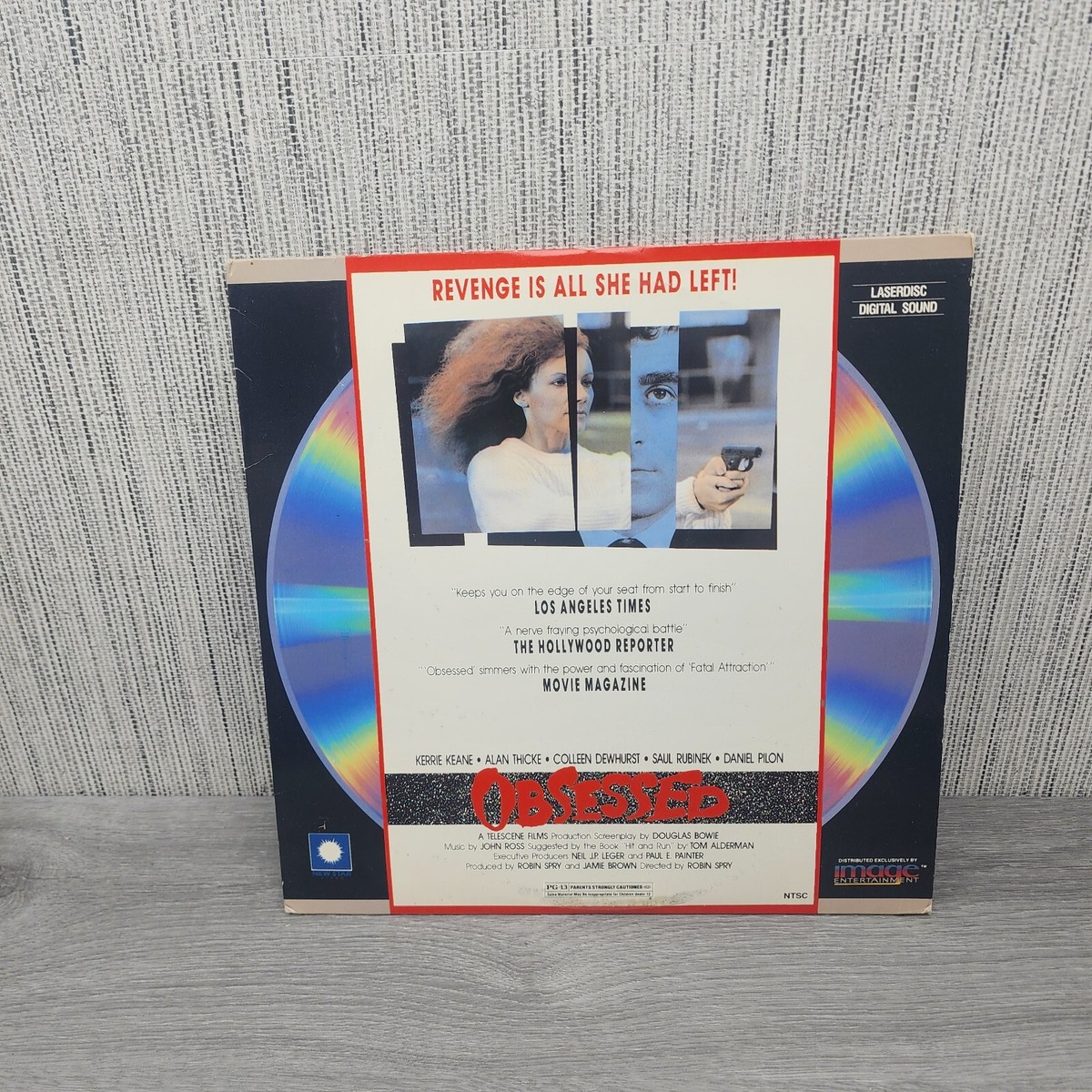 OBSESSED 1987 HITTING HOME LD Laserdisc DVD Canadian