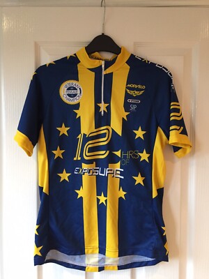 Maillot Cyclisme Vintage Morvelo '12 Heures D'exposition' - Homme Taille M