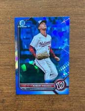 Robert Hassell 2022 Bowman Chrome Draft Sapphire BDC Padres Washington Nationals