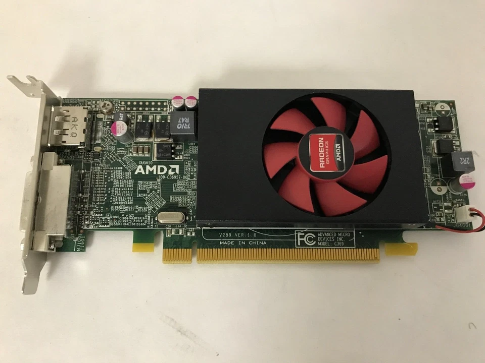 Dell Optiplex SFF SLIM 755 760 780 360 380 1GB Video Card W/DVI + DisplayPort - Image 2 of 4