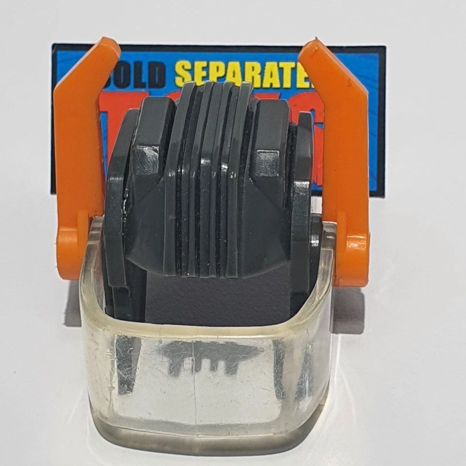 Transformers G1 Scorponok HELMET original 1987 Base gray weapon accessory part - Image 4 of 4