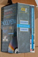 ENCICLOPEDIA UNIVERSALE, BIBLIOTECA EUROPEA MULTIMEDIALE GARZANTI NUOVO+SCATOLA