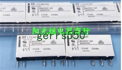 1 pcs New FT Thin relay 5 pin 6A LYCA012Y 12VDC