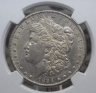 1894 "S" Morgan SILVER Dollar $1 NGC AU Details #006 About Uncirculated ECC&C