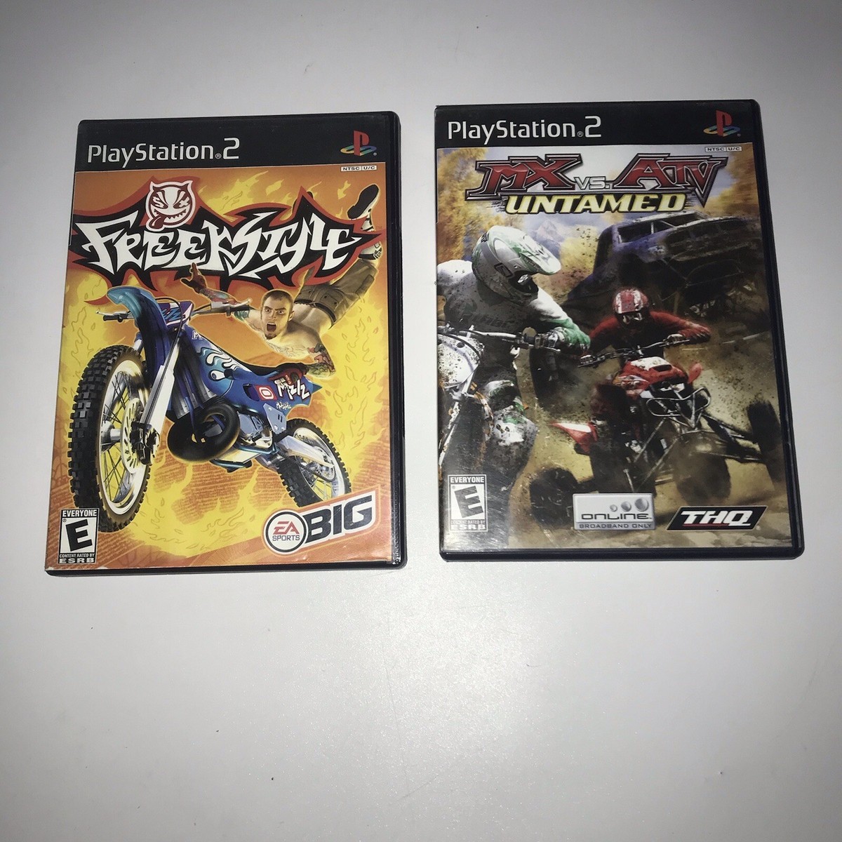 PS2牙狼 PS2 PlayStation 2 MX vs ATV Untamed And Freekstyle Complete