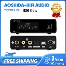 TOPPING E30 II Lite Decoder AK4493S DAC USB Hi-Res Audio DSD512 XU208 Preamp DAC