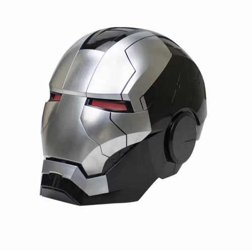 AUTOKING 1:1 Wearable JARVIS Voice Control Cosplay Iron Man MK5 Helmet Mask Gift - Foto 14 di 50