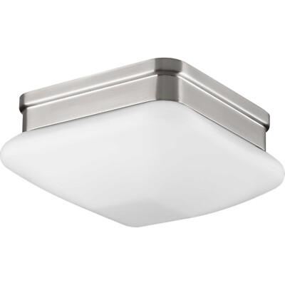 LOT OF 3)Progress Lighting P3991 Appeal 8''W 1 Light Flush Mount Ceiling - Nickel