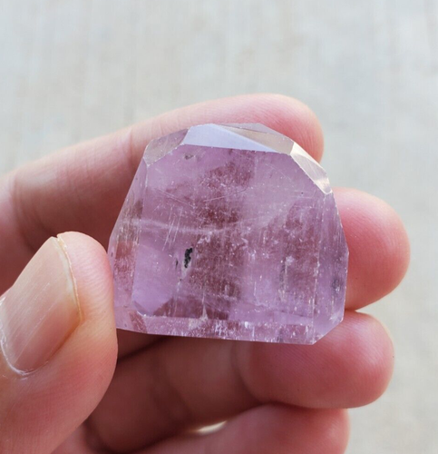 Genuine Natural Cut & Polished Pink Lavender Kunzite Crystal Specimen 30.5 grams - Picture 4 of 12