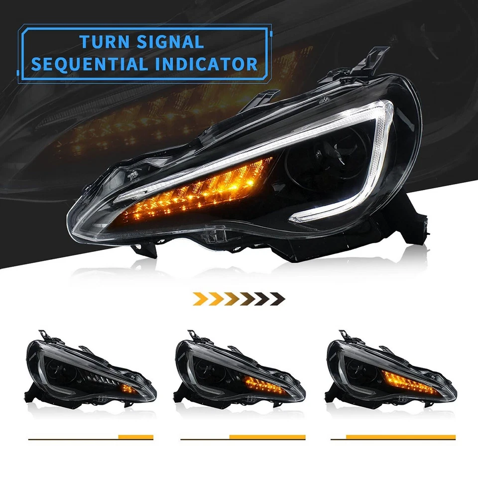 Faros LED y luces traseras LED para Toyota GT86 2012-20 Subaru BRZ Scion FR-S Foto 3 de 4