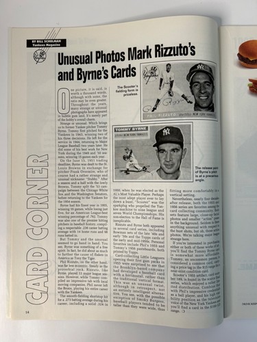 1992 New York Yankees scorebook / program • Matt Notes • Yankees v Blue Jays - Picture 4 of 7