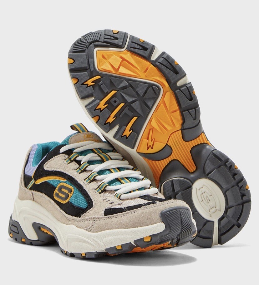 Skechers Women's Stamina Crossroad Taupe Multi Ankle-High