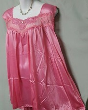 Comfort Choice Pink Pajama Top ONLY Sleeveless Top 3X  66" BUST