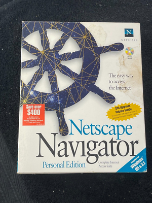Netscape Navigator Personal Edition CD-ROM Media Windows 95 & 3.1