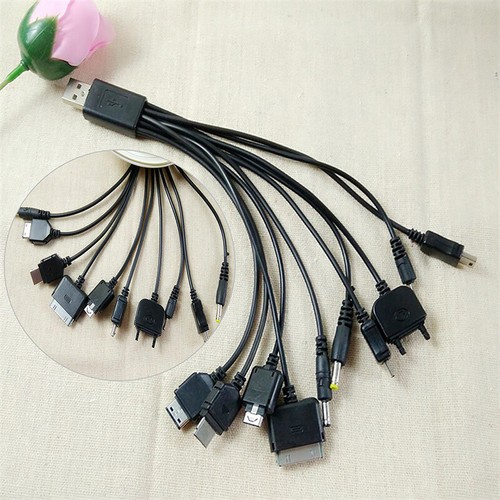 10 in 1 Multifunctional Charger USB Cables for Samsung LG Data Ca JwP KTZMAU JW - Zdjęcie 4 z 8