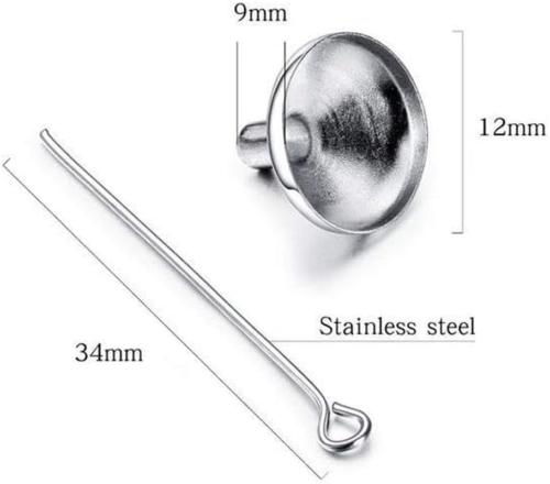 Dog Cat Black Paw Print Urn Necklace for Ashes Pet Cremation Stainless Steel ... - Picture 3 of 3