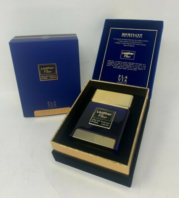 Leather Noir by Flavia | 3.4 Fl Oz / 100 ml | Eau De Parfum for Men