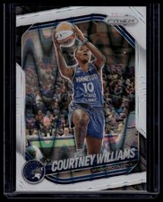 2025 Panini Prizm WNBA #69 Courtney Williams White Seismic Prizms