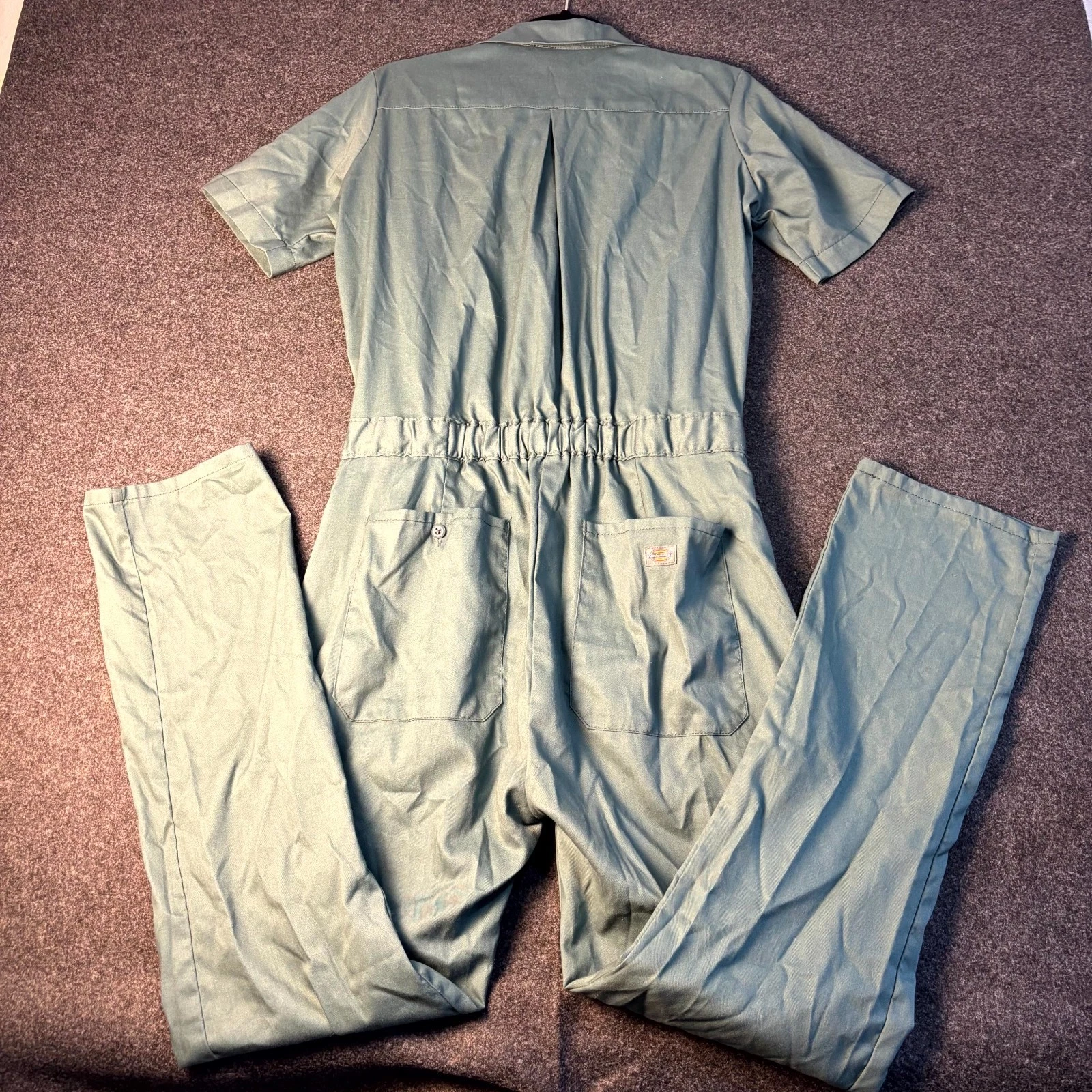 Dickies Coveralls Womens S Green FLEX Cooling Temp iQ Mechanic Uniform Jumpsuit - product detail image 11
