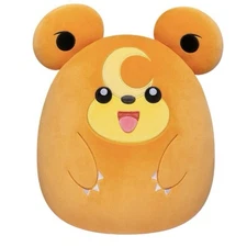 Pokemon Squishmallows Plush Soft Cute Toy 10" Teddiursa Squishy Kids Toy