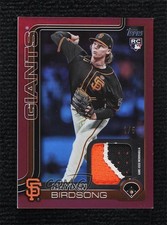 2025 Topps Series 2 Real One Relics Red Foil 1/5 Hayden Birdsong #699 lz7