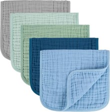 Baby Burp Cloths 100 Cotton Newborn Muslin Burp Cloths 10x20 inches Baby Essent