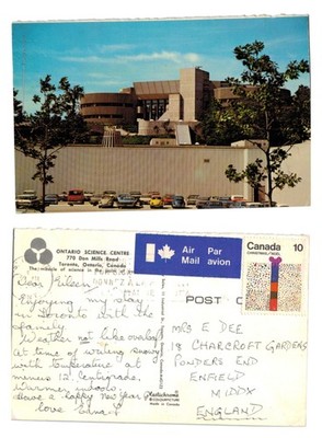 Postkarte - Ontario Science Centre, Toronto, Kanada - verschickt