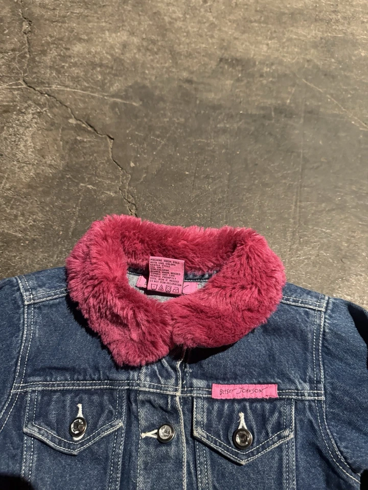 Vintage Y2K Betsey Johnson Girls Denim Jacket 4T - Image 4 of 4