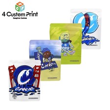 100pcs Mylar Bags Odor Blocking Food Safe Pouch 3.5g Resealable Zip Seal Storage