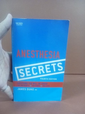 Anesthesia Secrets, 4e - Paperback By Duke MD  MBA, James - GOOD