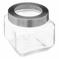 5Five Simply Smart Einmachglas Miro, Vorratsglas, Glas, Stahl, Acryl, 800 Ml