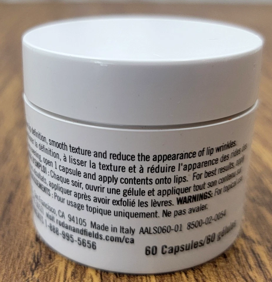 Rodan + Fields Redefine Lip Renewing Serum 59 Capsules New NOT SEALED 1 Missing - Image 3 of 4