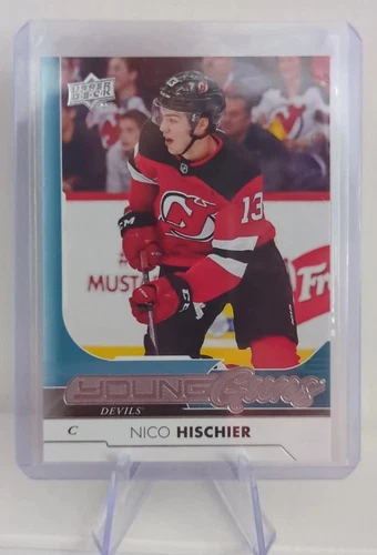 2017 NICO HISCHIER Young Guns Rookie Card YG RC #201 New Jersey Devils 