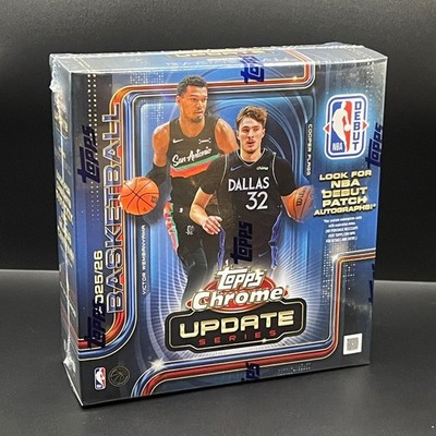 SEALED - 2025 Topps Chrome Update Basketball Mega Box DEBUT PATCHES