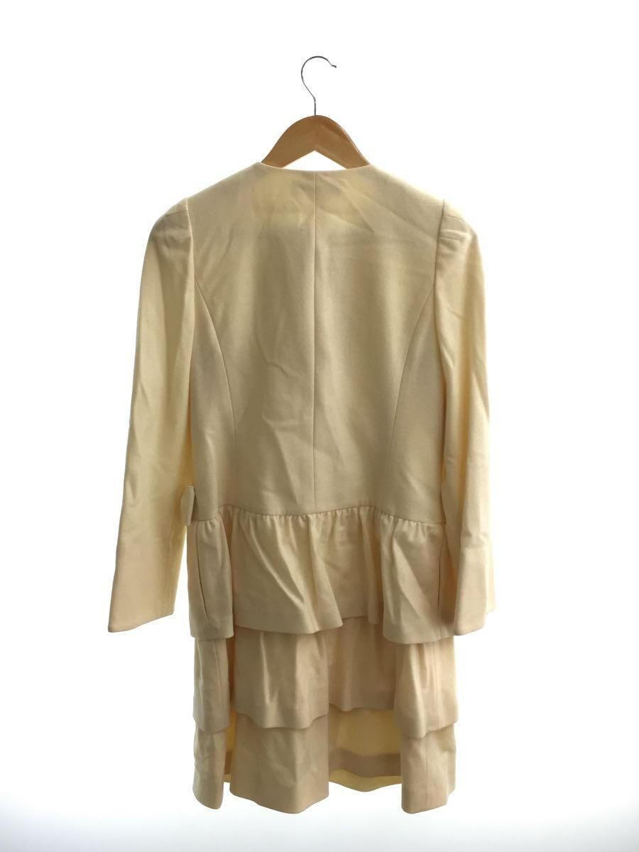 ALTRA Cappotto M'S GRACY altri motivi a nastro con volant 38 lana bianco