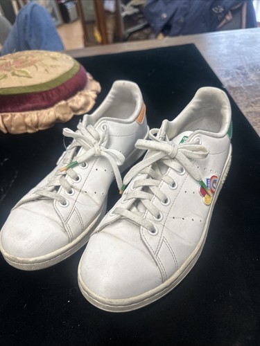 Größe 7 - Adidas Stan Smith x Fruit Rainbow weiß und grün Schuhe siehe Fotos