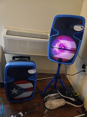 Dj Mointor Speakers with Stands Blue Tooth And Radio